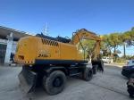 21.2 Ton Hyundai 210W-7 Used Wheel Excavator Bucket capacity 1.34m3