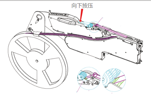 OEM SMT electronic feeder sme 8MM Feeder for Hanwha SM series pick and place machine