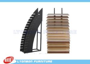 Quality Durable Black OEM MDF Display Rack / Floor Dipslay Present For Shopping Center wholesale