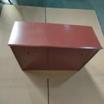 Wall Mounted Apartment Mailbox Rainproof Galvanized Steel and Red Flag