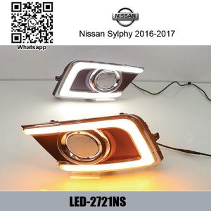 Quality Nissan Sylphy 2016-2017 DRL LED Daytime driving turn signal Fog Lights wholesale