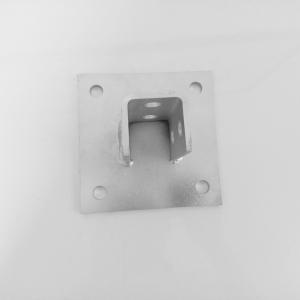 Quality 3MM Saddle Clamp Galvanized Steel Pipe Electrical Strut Channel Post Bases fittings wholesale
