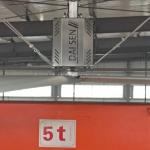 24 Feet Large Gearbox Motor Industrial Shop Ceiling Fans