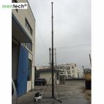 9m lockable pneumatic telescopic mast 100kg payloads NR-2200-9000-100L antenna