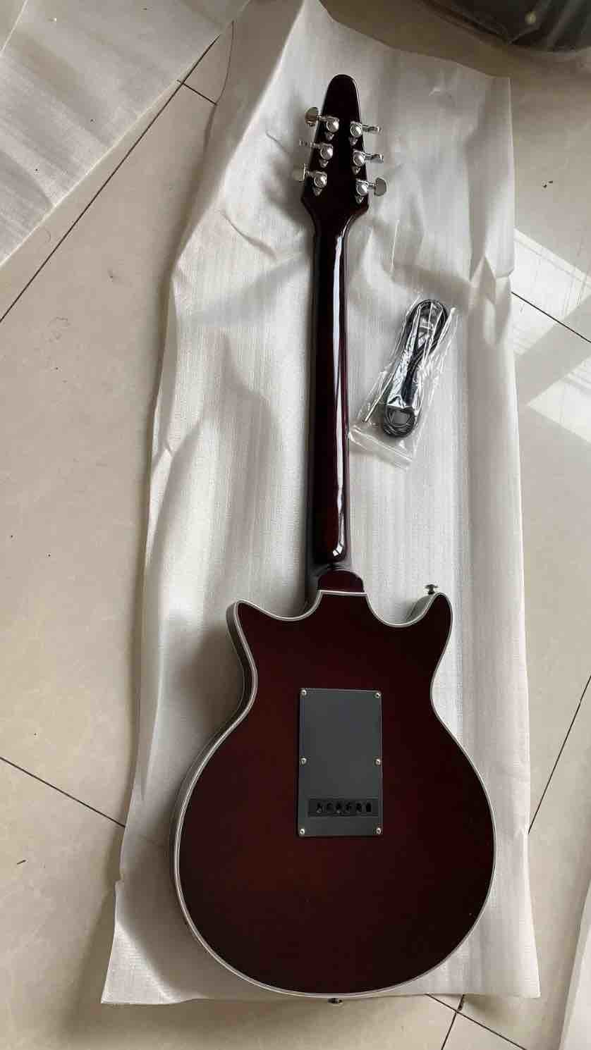 BM01 Brian May wine Red Guitar Black Pickguard 3 pickups Tremolo Bridge 24 Frets custom made Electric Guitars