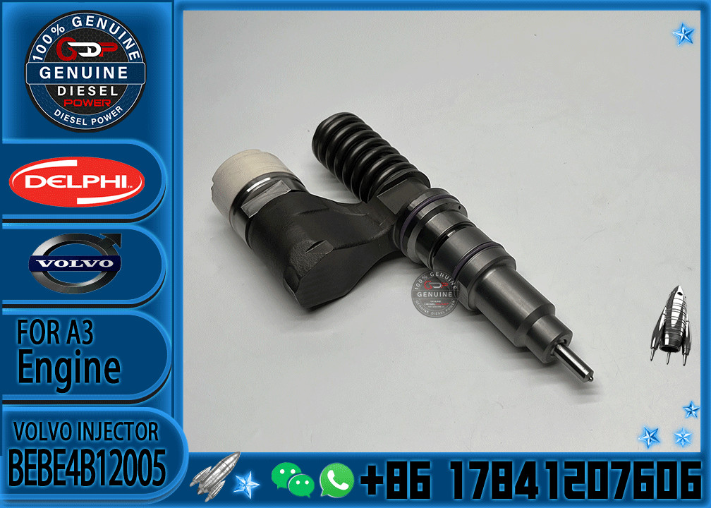 common rail diesel injector BEBE4B12005 1677154 BEBE4B01003 8112660 BEBE4B01004 3964404 for excavator engine VOL