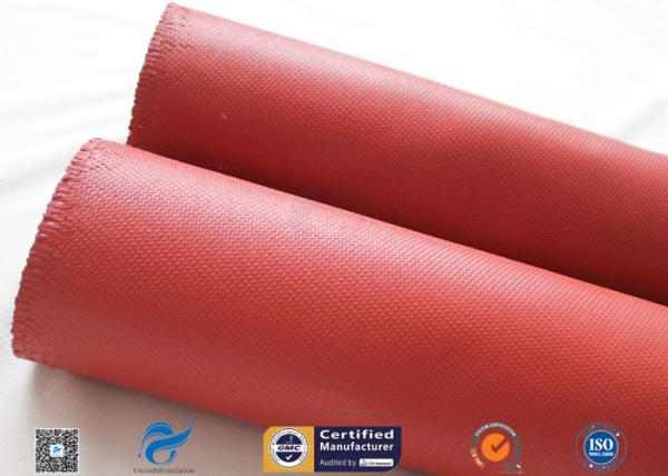 1mm Red Silicone Coated Fiberglass Fabric Cloth Electrical Insulation High
