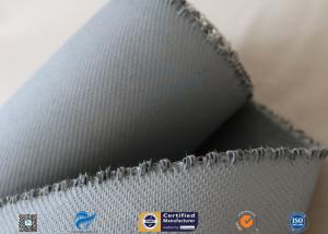 Quality 1550G 1.5MM Thermal Insulation Materials Grey Silicone Coated Fiberglass Fabric wholesale
