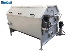 Quality Nickle Plated Rotary Drum Filter Wastewater Treatment SS316 Solid Liquid Separator wholesale