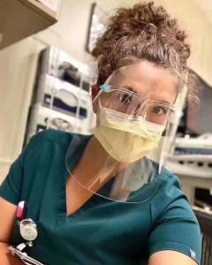 Quality Medical Plastic EN166 PET Safety Visor Face Shield wholesale