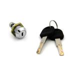 Furniture Cabinet Door Locks 90° Rotation D22mm * L15.1mm Chrome Plated