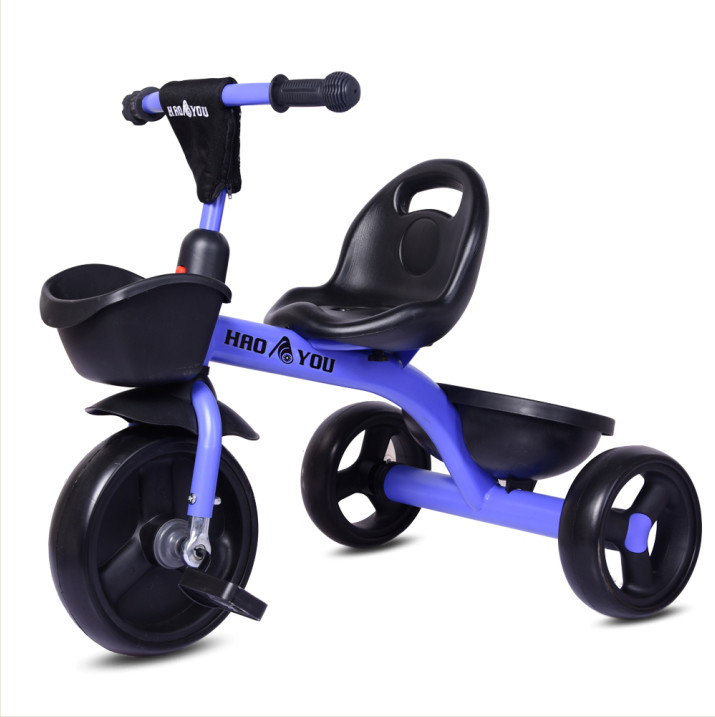 Affordable Kids 3-Wheel Red Bike With Steel Handlebars And No Suspension