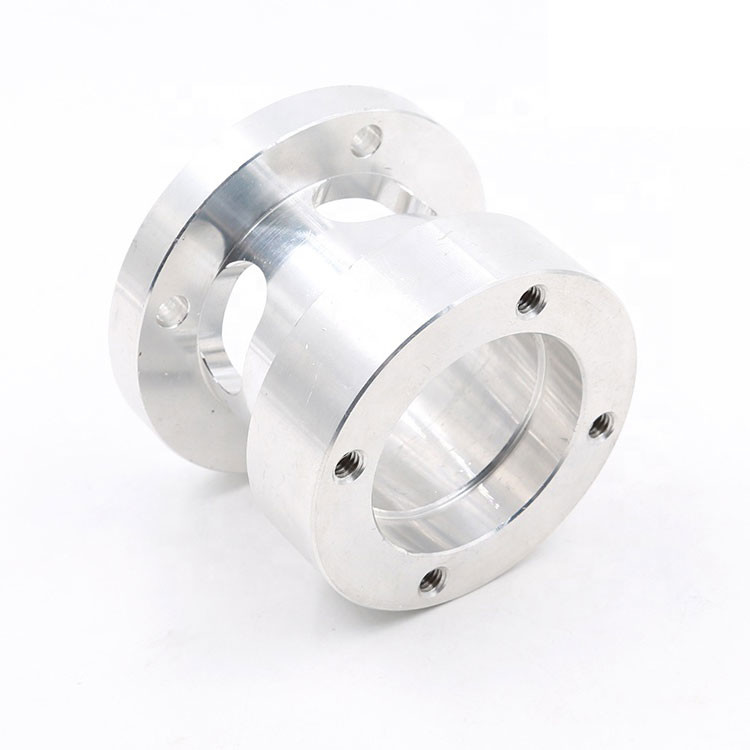 Aluminum lathe turning part.