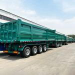 40ft 2/3/4/5/6 Axle 40 Ton 60 Tons 70t Rear Trailer Tipper Truck Dump Semi