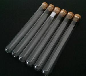 Quality Clear test tube with cork top wholesale