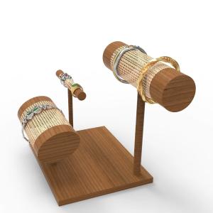 Quality Countertop Wooden Bracelet Stand Luxury Wooden Jewelry Display Stand wholesale