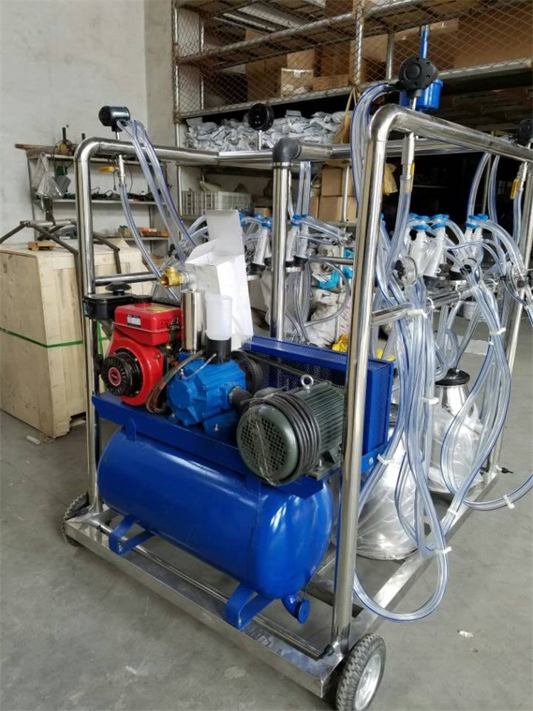 HL-JN03A Goat and Sheep Milking Machine with Electric Motor and Diesel Engine