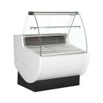 220L Display Volume Delicatessen Display Fridges With Front Lift Up Curved Glass