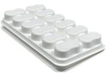White Color Sustainable Bagasse Coffee Tray Box Non-Toxic And Safe For Food