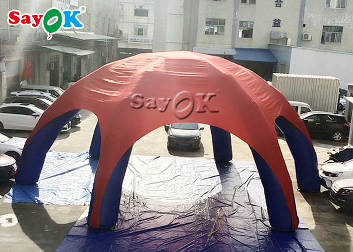 Air Inflatable Tent 6 Legs Inflatable Spider Dome Tent With Blower For Exhibition
