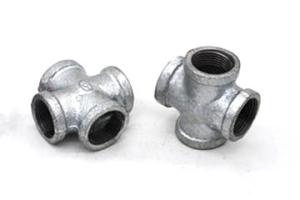 Quality Galvanized Cross Black Malleable Cast Iron Pipe Fittings wholesale