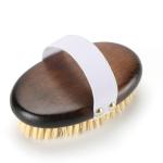 Oval Beech Wood Handle Body Brush r Dry Skin Shower Back Brush