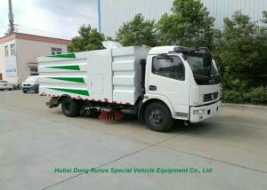 Quality DFAC 5000L Dustbin Road Sweeper Truck for Street Cleaning With 2cbm Washing Water wholesale