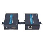 Black TCP IP 60HZ 100M 1080P HDMI Extender