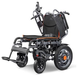 Quality Metal Motorized Foldable Power Electric Wheelchair LightWeight wholesale