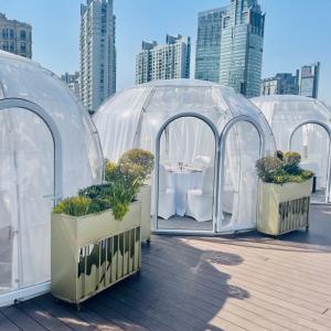 Quality Waterproof Windproof Camping Polystyrene PC Bubble Tent Transparent Dome House wholesale