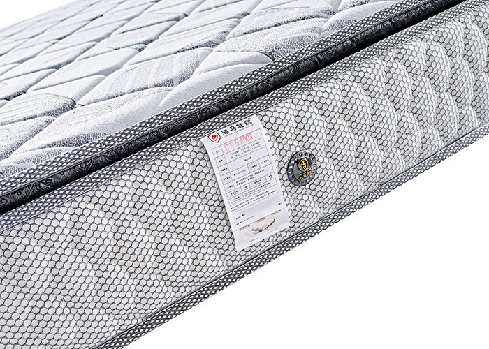 Ivory Color Spring Firm Memory Foam Mattress Thickened King Size Anti Odorization