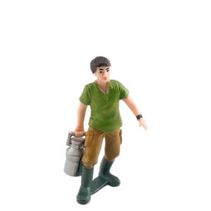 Quality Milk Can Boy People At Work Model Toy Figure Pretend Professionals Figurines Career Figures Toys wholesale