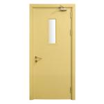 Standard 50mm 90mins Entry Fire Proof Doors Yellow Color