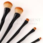 5pcs Boneybeauty Plastic Handle Face Makeup Brush Set Anti Bac Long Lasting