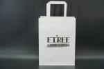 Versatile Custom White Paper Bags Packaging Paper Shopping Bags