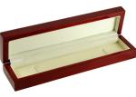 PU Leather Covered Wooden Jewelry Box Rectangle Environmentally Friendly