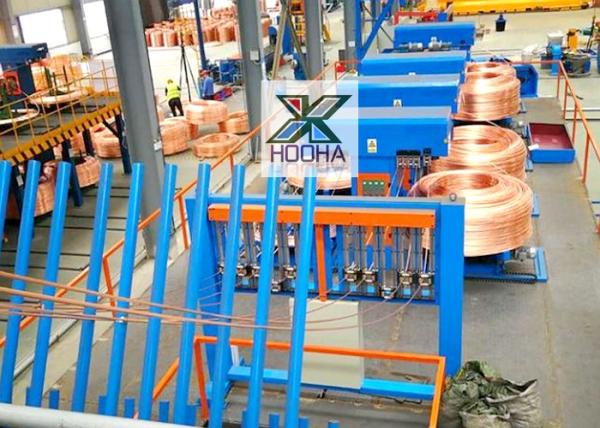 Cheap Metal Melting Furnace Upward Continuous Casting Machine For Oxygen-free Copper Material for sale
