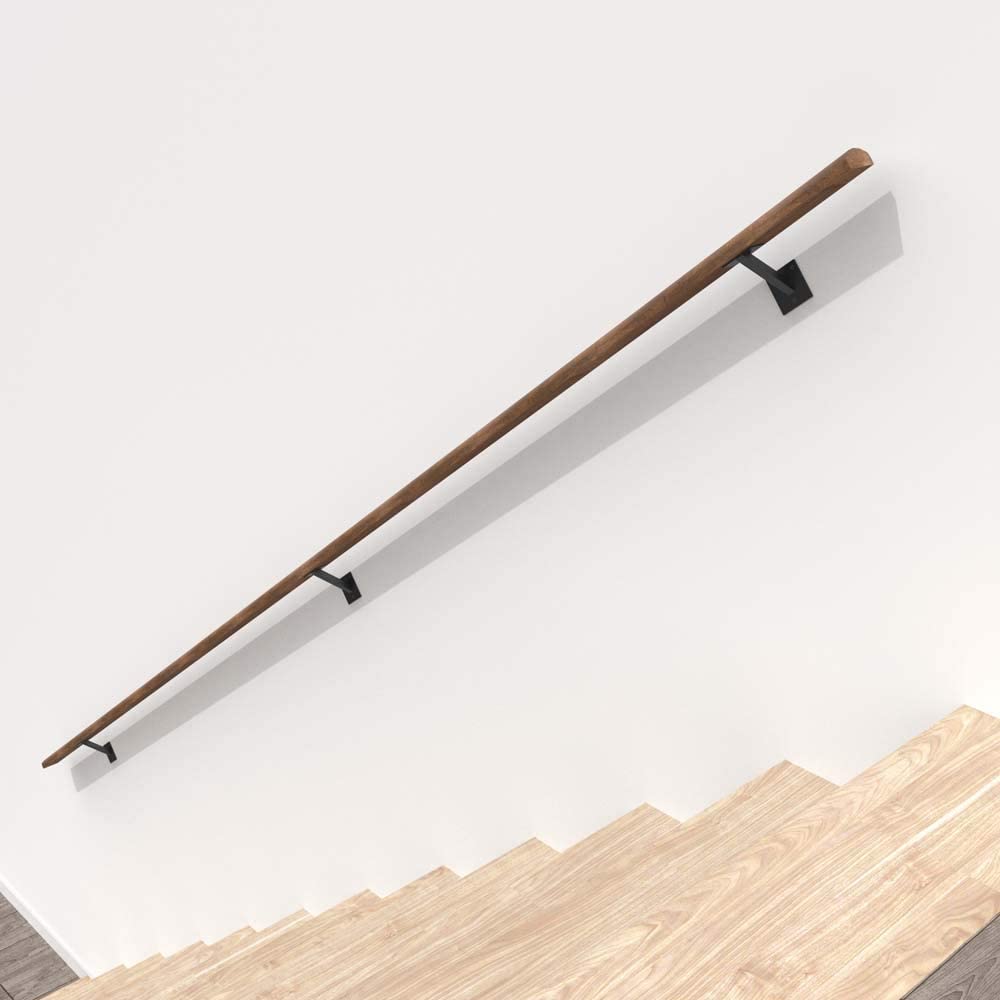 Carbon Steel Handrail Bracket for Contemporary and Minimalist Metal Stair Rail