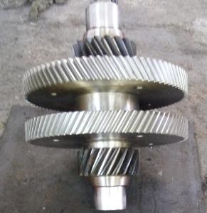 Quality Transmission Gear Shaft Durable Alloy Steel And Triple Heat Treatment Process wholesale