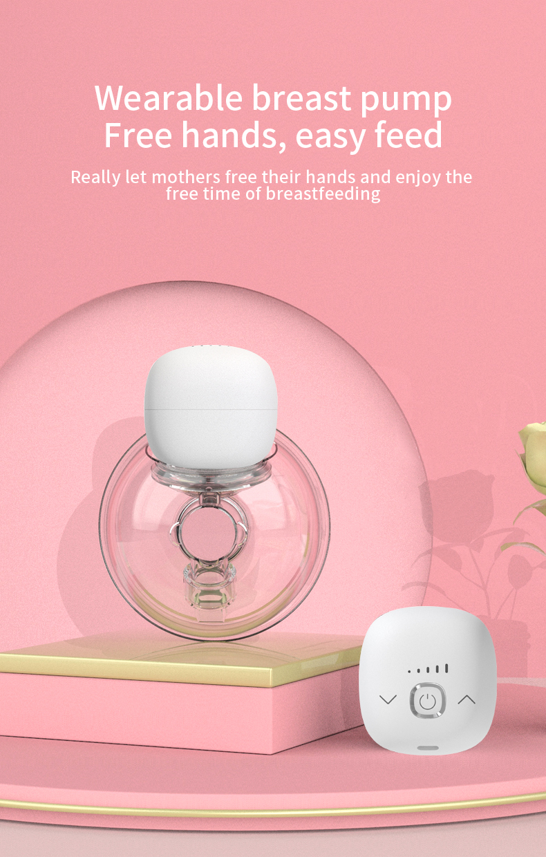LCD Display Portable USB Rechargeable Breast Pump for and Hands-free Milk Expression