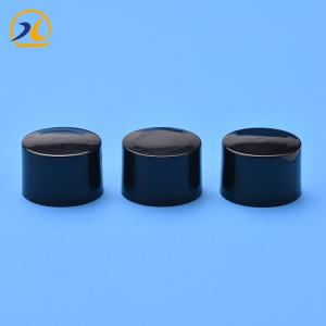 Quality Black 20mm Screw Cap , Smooth Closure Plastic Bottle Lid wholesale