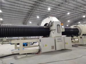 Quality Water Cooling Corrugated Pipe Corrugator ID100 - 630MM HDPE PP Pipe Making Machine wholesale