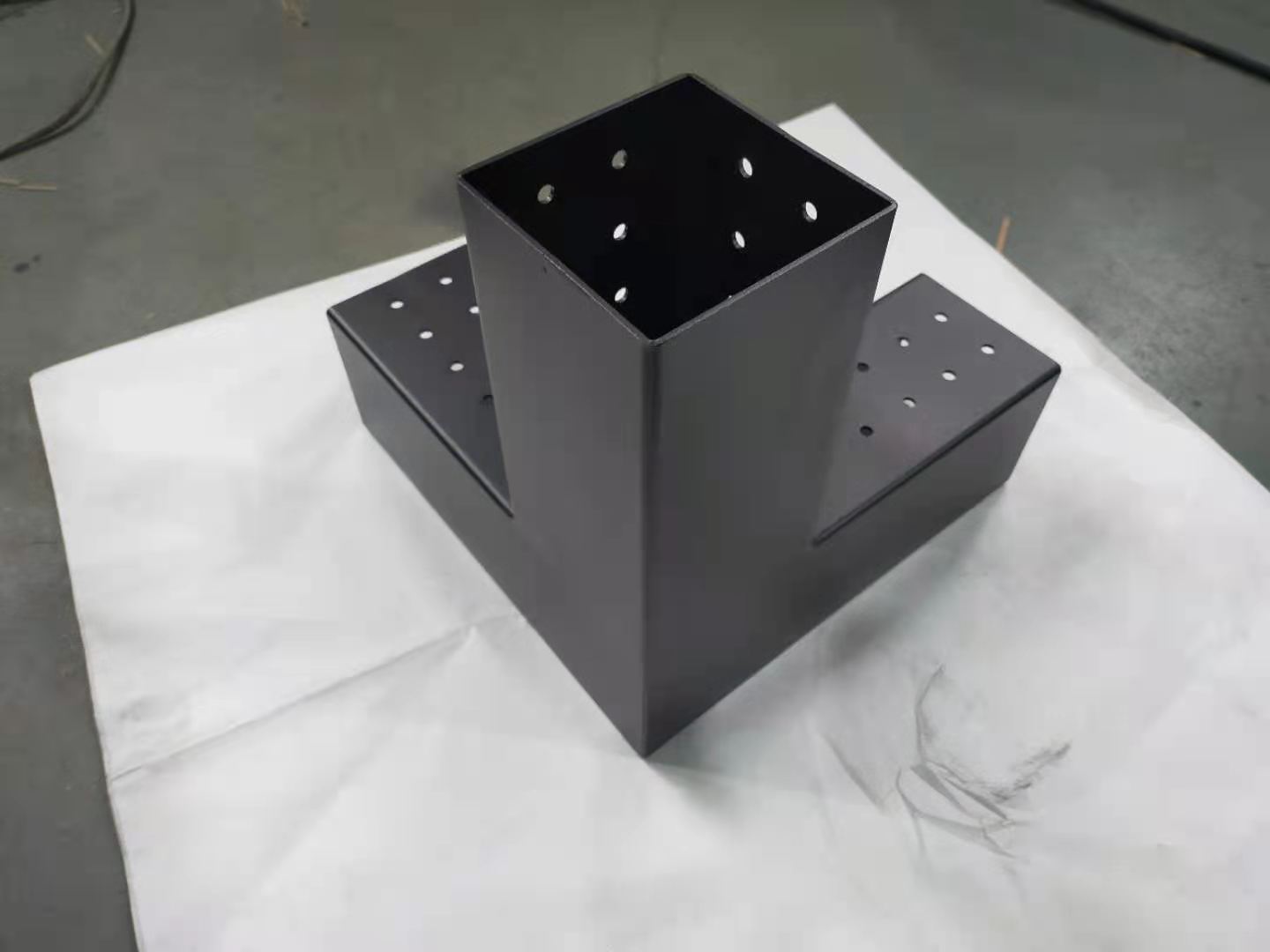 Powder Coated Steel Brackets Pergola Extender Bracket Kit with Stamping Work Process