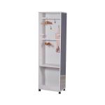 28.5KG 50*30*166cm Adjustable Shelves Wooden Clothes Wardrobe