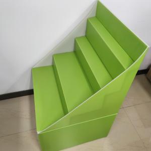 Quality PP Composite Corrugated Cardboard Box Shelves Stands HD Printing wholesale