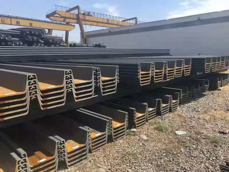 ISO9001 Hot Rolled S430 S275 U Type Sheet Pile For Railway Rail
