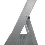Non Slip Metal Folding Step Stool Skip Resistant Metal 2 Step Stool