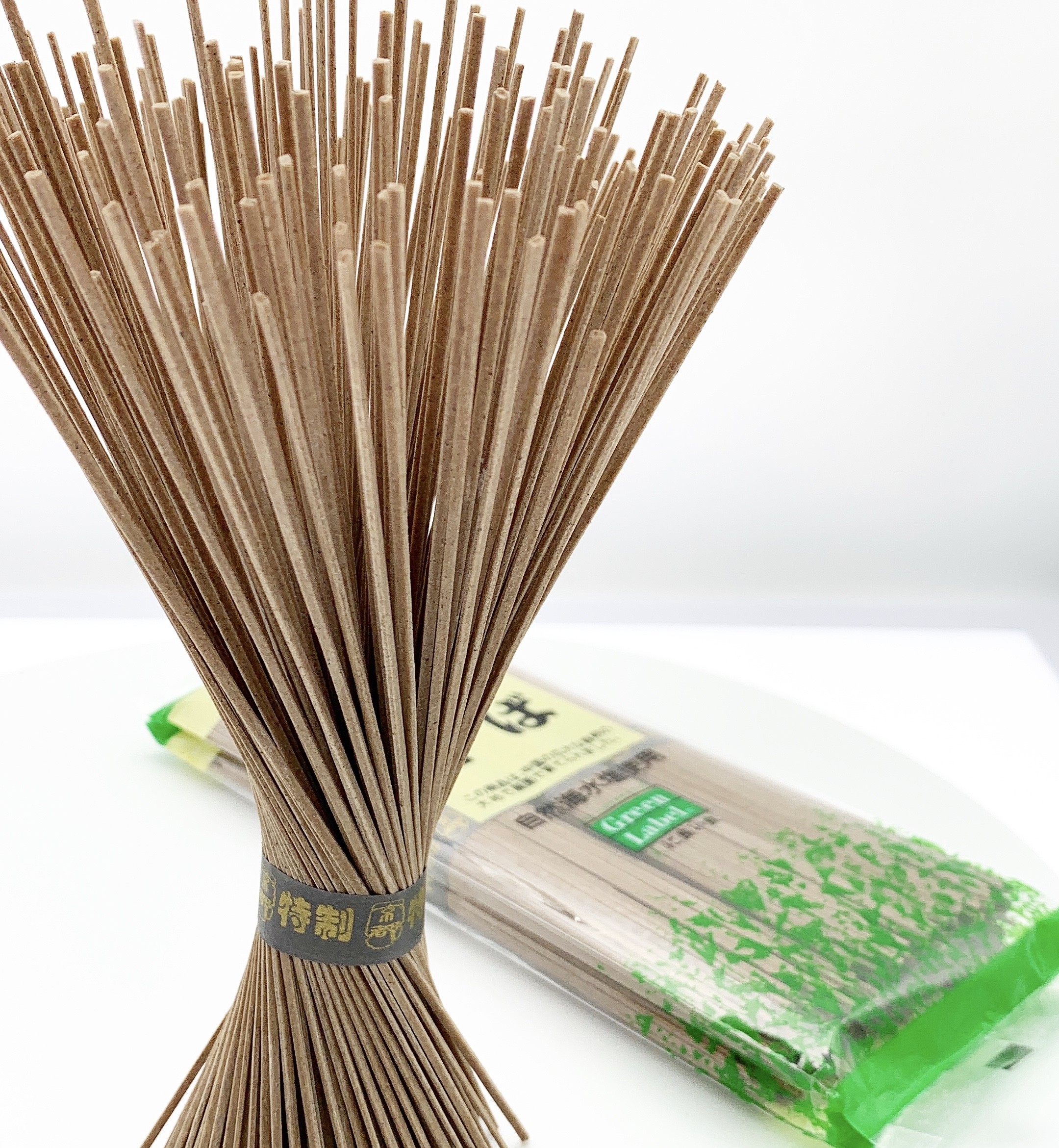 Low Calorie 1kg Udon Soba Noodles Black Japanese Buckwheat Noodles
