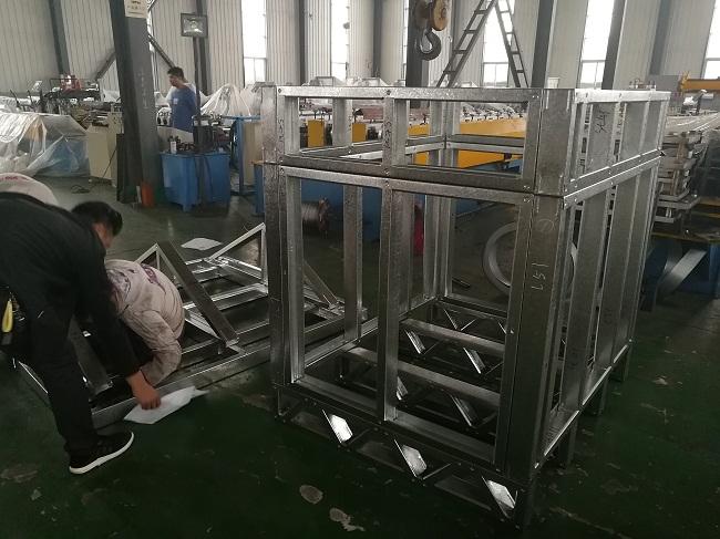 High Precision Light Steel Keel Roll Forming Machine 3 - 8 m/Min Speed With Punching