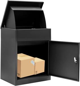 Quality Galvanized Steel Parcel Mailbox for Outside Extra Large Package Delivery Post Mount wholesale